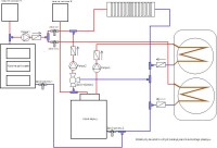 Two boilers one installation - Installation diagram for two boilers