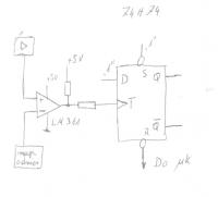 Układ 74hc74, wyzwalanie z lm 311.