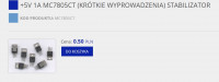 Gdzie znajdę i kupię stabilizator do 7805 NEC Japan?