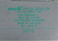 EBM G1G133-DE19-15 - Podłączenie wentylatora (4 przewody)