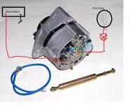 Czy to prawidłowe podłączenie tego alternatora