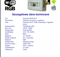 Sterowanie rgb przez wifi- czy ten sterownik będzie okej