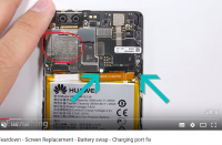 Huawei P9 Display Replacement Issues: Unresponsive Touch on Left-to-Right Movement