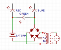 Jak zrobić układ sterowania UPS odłączający obwód z czerwoną diodą?