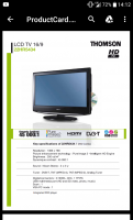 THOMSON 22HR5434 TV: Issues with Switching from Cable to Terrestrial TV and Resetting
