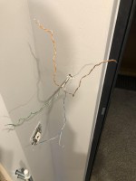 4-wire Intercom Block: Correct Wiring for Uniphone with Red, Green, Blue, White Wires