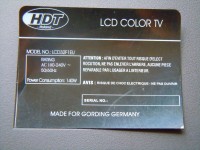 HDT Holand LCD 32F1EU - SPI Dumps i informacje o komponentach