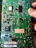 Identyfikacja urządzenia z gniazdami VGA, USB, CF, audio, video, 12V, S-Video