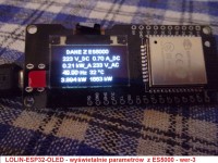 Moduł LOLIN ESP32 OLED ze zintegrowanym wyświetlaczem