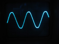 Pomiary oscyloskopowe - Pomiary napięcia na uzwojeniu wtórnym.