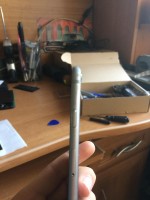 iPhone 6 - Does not catch range, no network at all, scorched chip on the disc