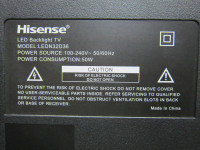 Hisense LEDN32D36 32-inch TV: TP.VST59S.PB813 Main Board & JHD315GH-E53 Panel Info
