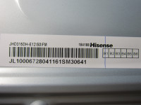 Hisense LEDN32D50 TV: TP.VST59S.PB817 Mainboard, RSAG7.820.6066 VER.A & JHD315DH-E12 Panel