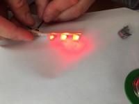 Bmw e92 coupe 2007 - Repair of the rear lamp, removing the plate from the led