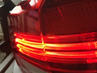 Bmw e92 coupe 2007 - Repair of the rear lamp, removing the plate from the led