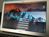 Macbook Air i5 2012 - stripes on the screen, tape fault or more screen?