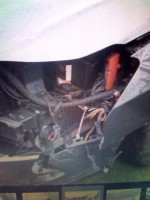 Citroen c5, 2009 , 1,6 hdi - Uciete kable obok akumulatora