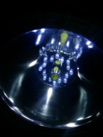 HID torch searchlight with halogen torch