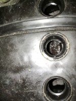 How much demineralized water should be added to the battery without scale?