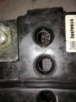 How much demineralized water should be added to the battery without scale?