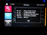 Chinese Car Radio: Identify Model, Windows OS, Software Change - Photo from Settings