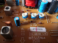 Uniden Pro 520 XL - Naprawa odbioru, wymiana filtra 50HT, szumy