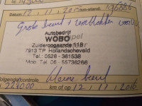 Peugeot 308 - Rozszyfrowanie wpisu z książki serwisowej