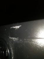 Mercedes Benz Sprinter - Pozostały klej '' super glue'' na desce rozdzielczej