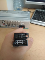 Fiat Siena 1998 - Wymiana radia Daewoo na Sony, potrzebny adapter do białej kostki