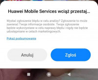 Komunikat Huawei Mobile Serwis na Xiaomi Redmi 8 Pro - jak usunąć?