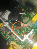 Alesis m1 active mk2 - Fried components on the board. What and how to fix the pr