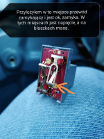 Podłączenie sterownika centralnego zamka z pilotem. {Ibiza 6l 2005}