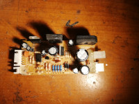 Uszkodzony sterownik TZ-7004 w rowerku stacjonarnym - kondensator C10, stabilizator U2, wyświetlacz