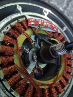 Podłączenie faz i naprawa silnika hulajnogi Ninebot by Segway ES4 350W 36V - porady i schematy