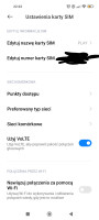 Xiaomi MI Note 10 - brak opcji włączenia WiFi Calling
