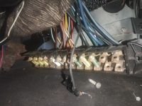 Schemat instalacji elektrycznej Fiat 125p 1300 1980 - kolory przewodów do skrzynki