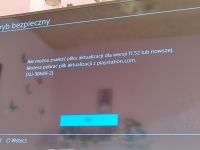 PS4 Pro nie widzi pliku aktualizacji na pendrive po wymianie dysku na SSD