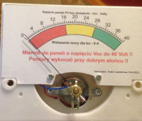 Tester - miernik parametrów paneli fotowoltaicznych - dwie wersje.