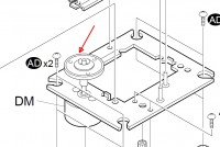 Kenwood DP 3060 - pasek do ładowania CD i krążek