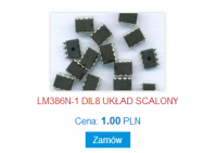 Wzmacniacz audio: Czy LM358 może zastąpić LM386N? Dodawanie wyłącznika i diody LED