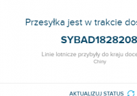 Shipment from Aliexpress shipping status