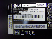 LG 43UJ6517 (2018 Model) - Blue Shade Dominance in Picture and Backlight Settings
