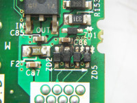 Falownik Mitsubishi FR-D720S-025SC-EC-uszkodzone elementy port RS485