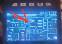 Schemat płyty głównej spawarki światłowodowej Sumitomo T400S - zwęglony układ