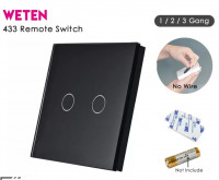 Does the MHz difference affect the pairing of the RF remote control with the board?