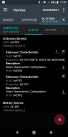 Connecting to multiple BLE services via ESP32: invisible FFF0 and FFF1 services