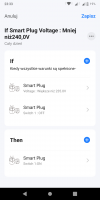Tuya Smart automation problem: Scene only works with app and voltmeter on