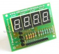 Wzór płytki drukowanej - Płytka drukowana do wyświetlaczy 7 segmetowych LED