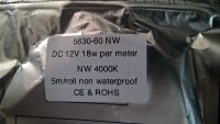 5630 NW LED Strip Bedroom Lighting: Real Power Consumption, Milight FUT036 Modules, and Ohm's Law