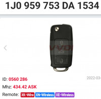 Leon 1M Centralny zamek - Dobór pilota centralnego zamka